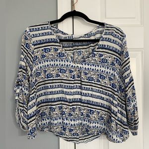 LUSH Floral Crop Top